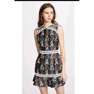 Keepsake The Label Floral Faithful‎ Dress Coquette  Lace Cottagecore Size Medium